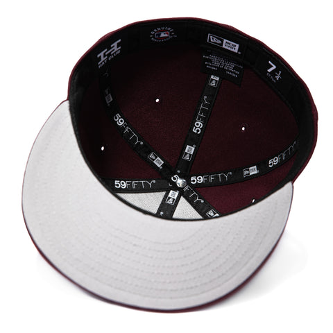 New Era 59Fifty Arizona Diamondbacks Mexico Flag Patch A Hat - Maroon, Black, White New Era