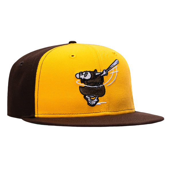 New Era 59Fifty San Diego Padres Swinging Friar Rail Hat - Gold