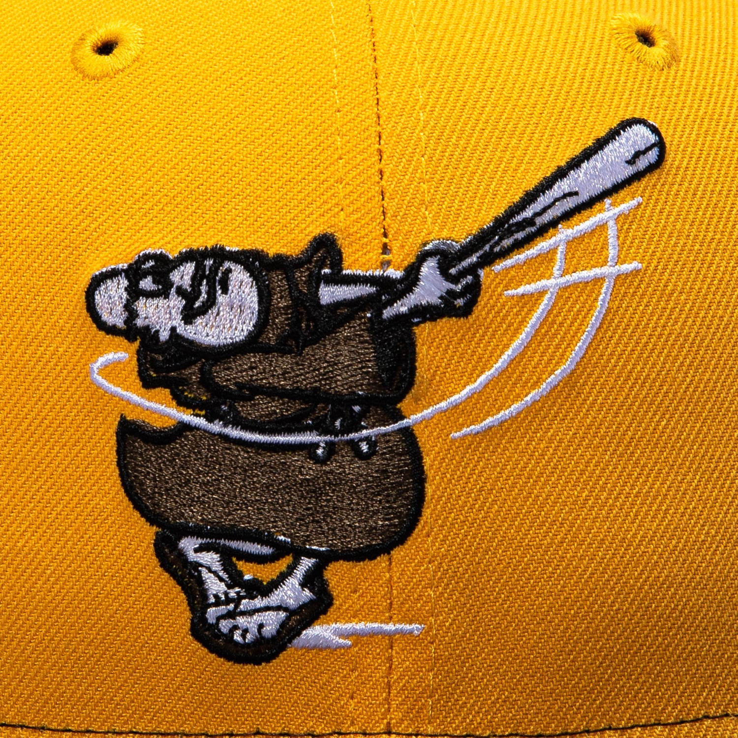 New Era 59Fifty San Diego Padres Swinging Friar Rail Hat - Gold