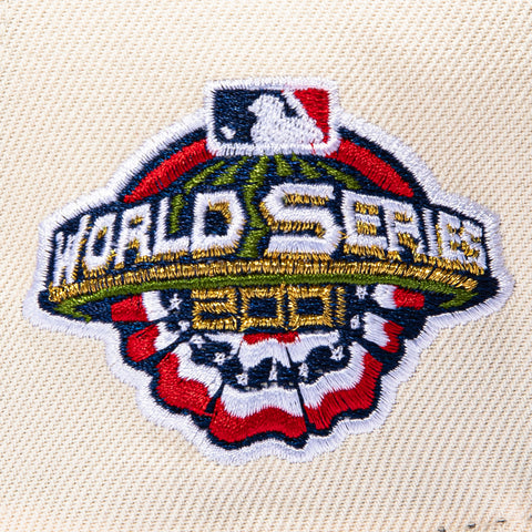 New Era 9Forty A-Frame Arizona Diamondbacks 2001 World Series Patch A Snapback Hat - Cream, Maroon New Era