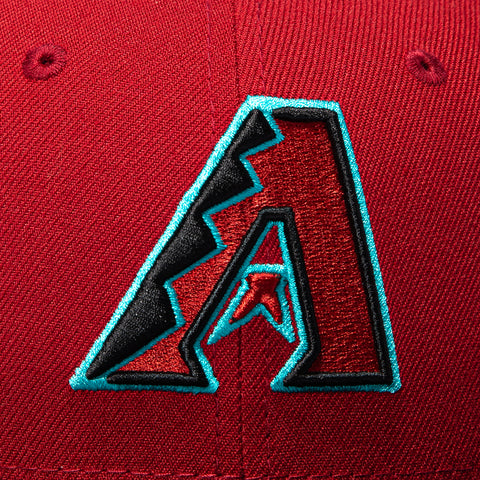 New Era 59Fifty Arizona Diamondbacks Mexico City Series Patch Home Hat - Sedona Red, Black New Era