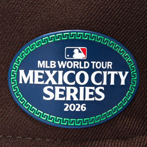 New Era 59Fifty San Diego Padres Mexico City Series Patch Game Hat - Brown New Era
