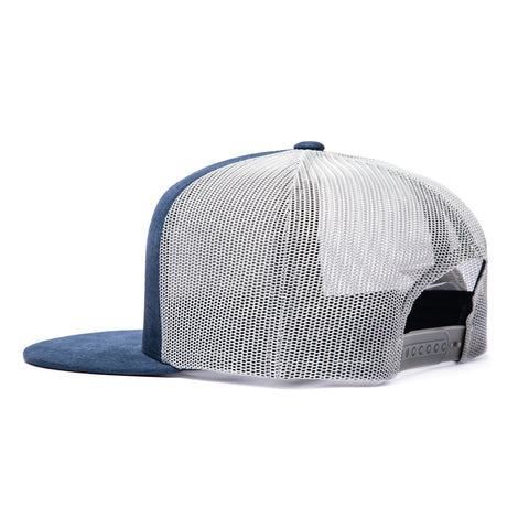 Brixton Oath Mesh Snapback Trucker Hat - Navy, White Brixton