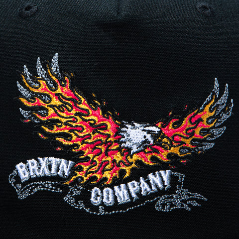 Brixton Blazing Snapback Hat - Black Brixton