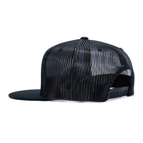 Brixton Oath Mesh Snapback Trucker Hat - Black, Black Brixton