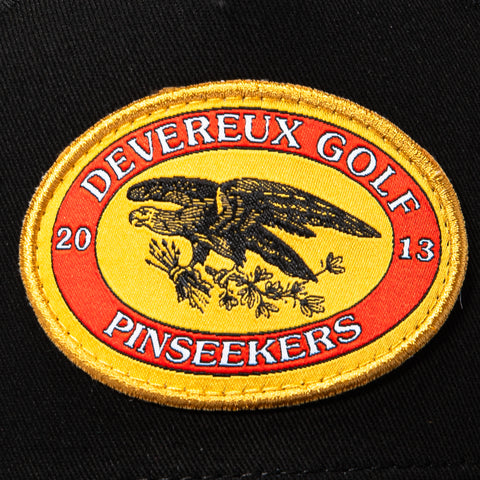 Devereux Pinseekers Adjustable Snapback Hat - Black, Brown Devereux