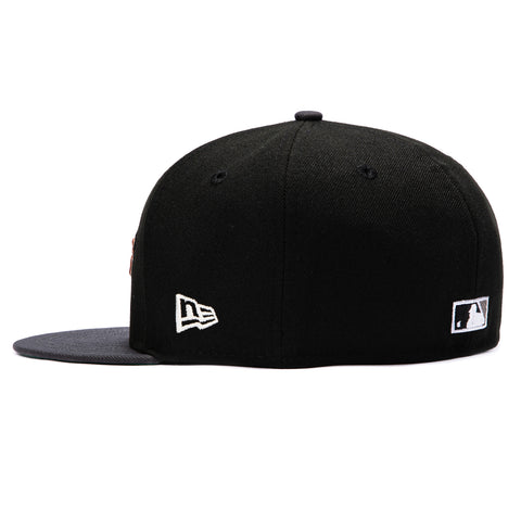 New Era 59Fifty New York Yankees 1949 World Series Patch Old English Hat - Black, Graphite, Metallic Copper New Era