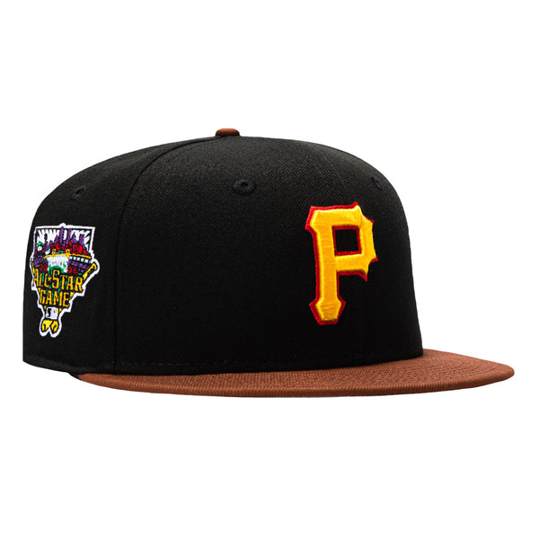 briwn 7 1/2  LP 59FIFTY 　オフホワイト/ブラック New Era 59Fifty Pittsburgh Pirates 2006 All Star Game Patch Hat