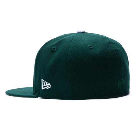 New Era 59Fifty New York Yankees 1996 World Series Patch Flames Hat - Green, Pink New Era