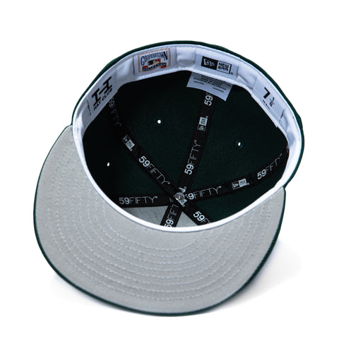 New Era 59Fifty New York Yankees 1996 World Series Patch Flames Hat - Green, Pink New Era