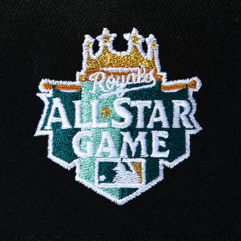 New Era 59Fifty Kansas City Royals 2012 All Star Game Patch Crown Hat - Black New Era