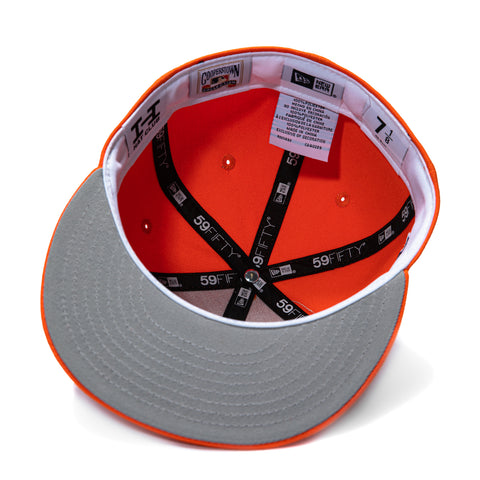 New Era 59Fifty New York Yankees 1999 World Series Patch Hat - Orange, White New Era