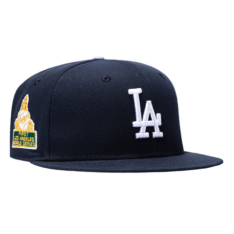 New Era 59Fifty Los Angeles Dodgers 1959 World Series Patch Hat - Navy, White