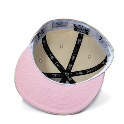New Era 59Fifty Los Angeles Dodgers 2025 Tokyo Series Patch Pink UV Hat - Cream, White New Era