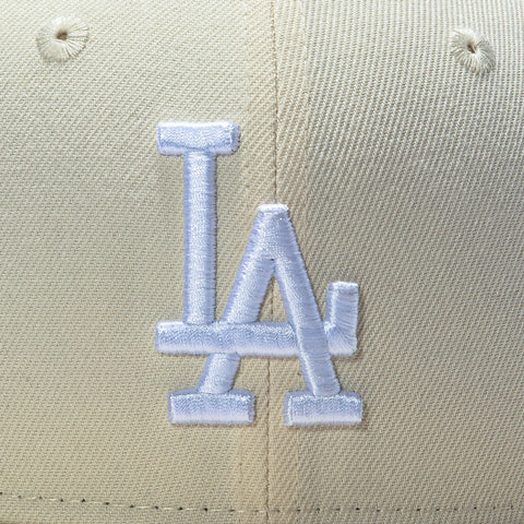 New Era 59Fifty Los Angeles Dodgers 2025 Tokyo Series Patch Pink UV Hat - Cream, White New Era