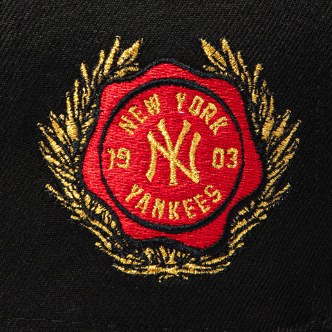 New Era 59Fifty Highball New York Yankees 1903 Inaugural Patch Hat - Black New Era