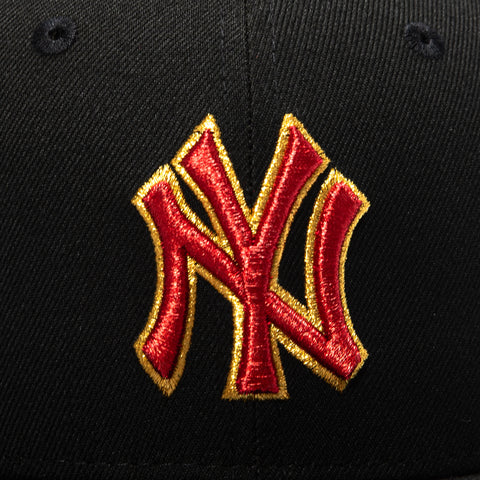 New Era 59Fifty Highball New York Yankees 1903 Inaugural Patch Hat - Black New Era