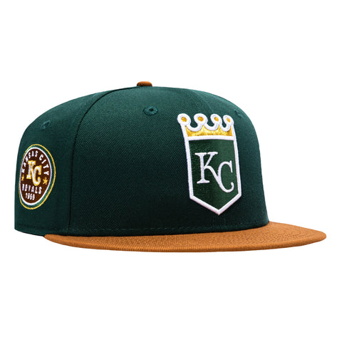 New Era 59Fifty Highball Kansas City Royals 1969 Inaugural Patch Hat - Green, Tan