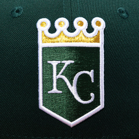 New Era 59Fifty Highball Kansas City Royals 1969 Inaugural Patch Hat - Green, Tan New Era