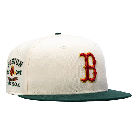New Era 59Fifty Highball Boston Red Sox 1901 Inaugural Patch Hat - White, Green