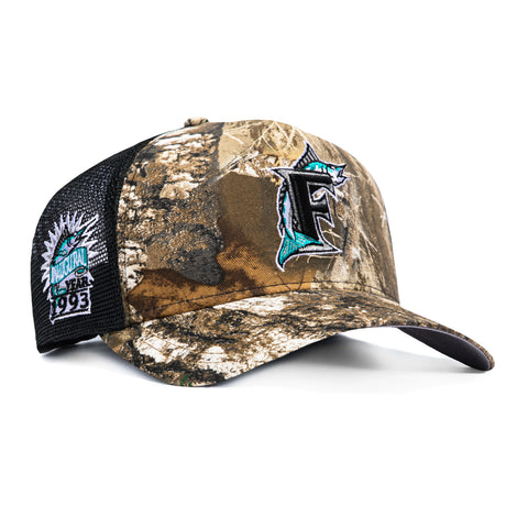 TRUCKER RLTREE AF940 MARLINS INAUG 93 RLTREE/BLK New Era