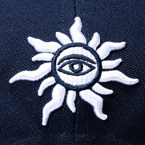 Godspeed G Logo Trucker Snapback Hat - Navy, Yellow Godspeed