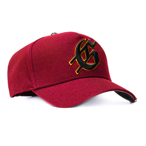 Godspeed G Logo Trucker Snapback Hat - Cardinal Godspeed