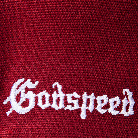 Godspeed G Logo Trucker Snapback Hat - Cardinal Godspeed