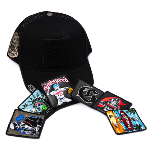 Godspeed Mood II Trucker Snapback Hat - Black Godspeed