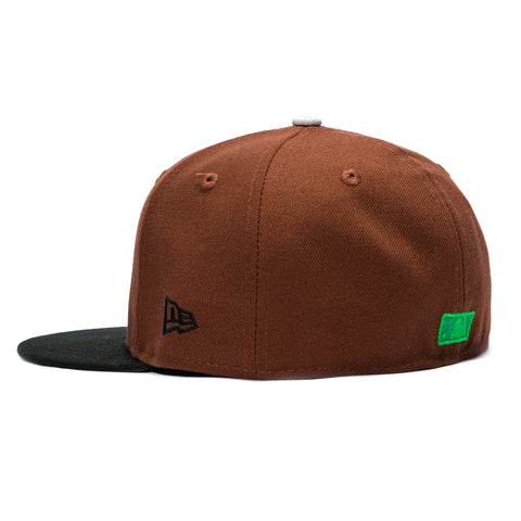 New Era 59Fifty Los Angeles Dodgers 2024 MVP Patch Print Fill Hat - Brown, Black New Era