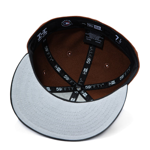 New Era 59Fifty Los Angeles Dodgers 2024 MVP Patch Print Fill Hat - Brown, Black New Era