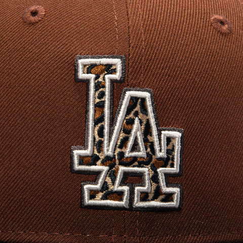 New Era 59Fifty Los Angeles Dodgers 2024 MVP Patch Print Fill Hat - Brown, Black New Era