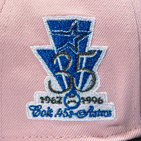 New Era 59Fifty Houston Astros 35th Anniversary Patch 1994 Royal UV Hat - Pink, Black New Era