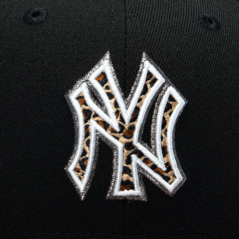 New Era 59Fifty New York Yankees 75th Anniversary Patch Print Fill Hat - Black, Brown New Era