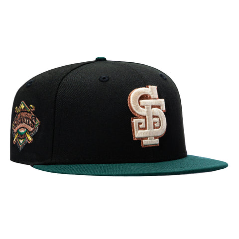 New Era 59Fifty San Francisco Giants Logo Patch Alternate Hat - Black, Green, Metallic Copper New Era