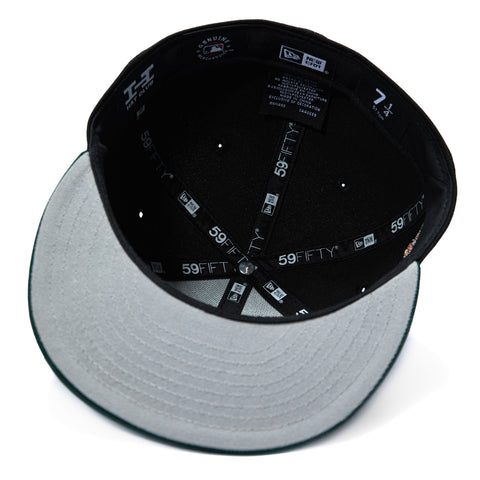 New Era 59Fifty San Francisco Giants Logo Patch Alternate Hat - Black, Green, Metallic Copper New Era