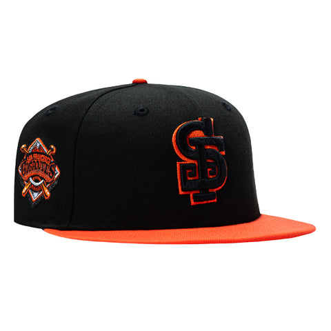 New Era 59Fifty San Francisco Giants Logo Patch Alternate Hat - Black, Orange New Era