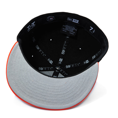 New Era 59Fifty San Francisco Giants Logo Patch Alternate Hat - Black, Orange New Era