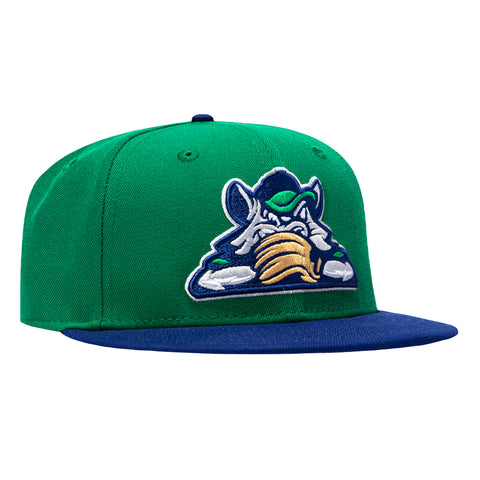 New Era 59Fifty Hartford Yard Goats Rock Cats Hat - Kelly Green, Royal