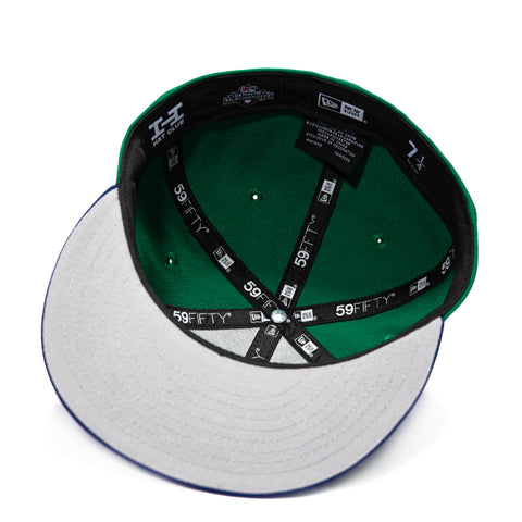 New Era 59Fifty Hartford Yard Goats Rock Cats Hat - Kelly Green, Royal New Era