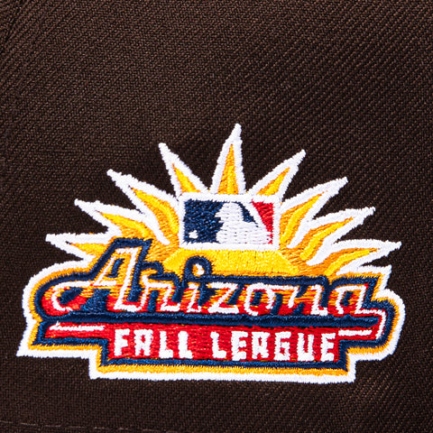 New Era 59Fifty Peoria Javelinas Arizona Fall League Patch Hat - Brown, Gold New Era