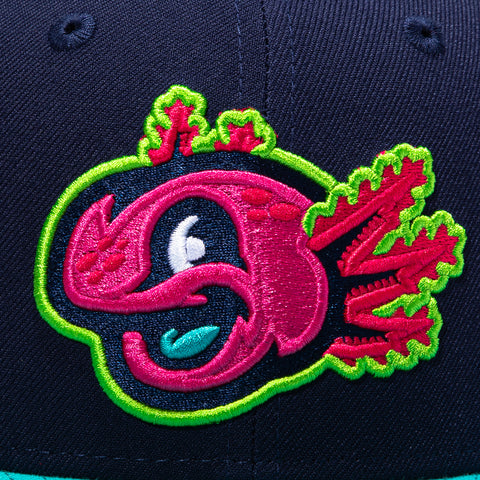 New Era 59Fifty Kannapolis Cannon Ballers 2026 Copa Hat - Light Navy, Teal New Era