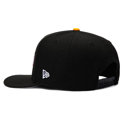 New Era 9Fifty A-Frame 2026 Del Mundo Netherlands Flag Patch Snapback Pre-curved Hat - Black