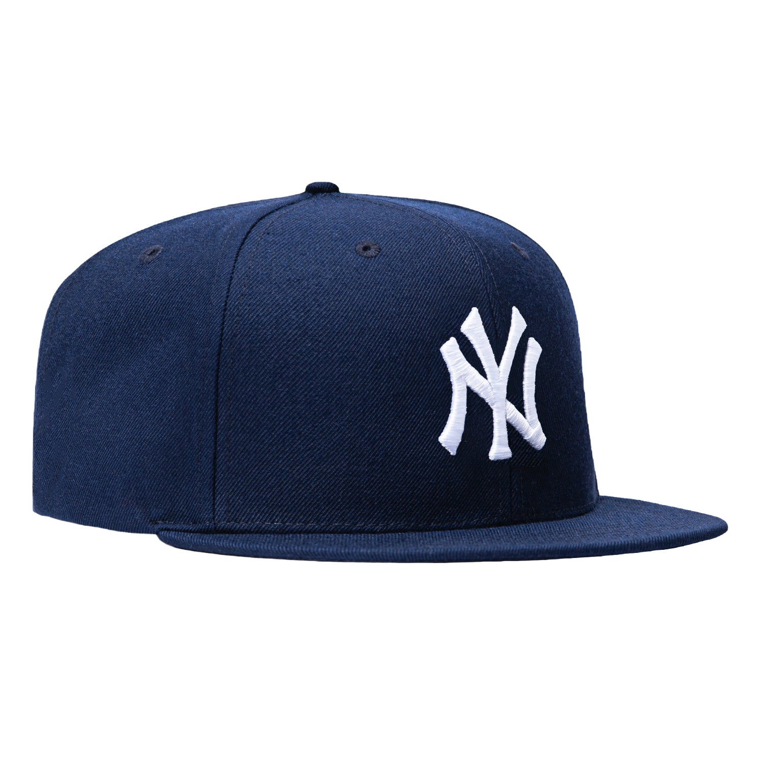 ミュージシャン The BONEZ N-Logo Flat Visor Cap Navy Mitchell & Ness Original New York Yankees Snapback Hat - Navy