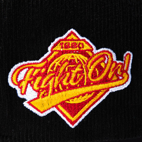 Woodn Grail USC Trojan Corduroy Snapback Hat - Black Woodn Grail