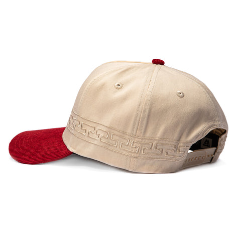 Woodn Grail USC Trojan Upside Down Key Script Snapback Hat - Cream, Cardinal Woodn Grail