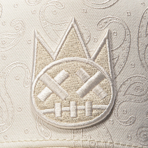 Cult of Individuality Paisley Snapback Trucker Hat - White Cult of Individuality