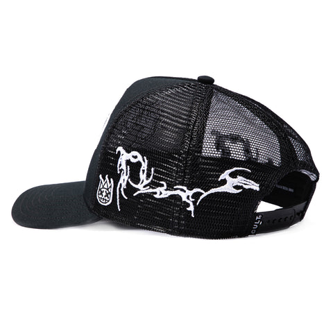 Cult of Individuality Raven Snapback Trucker Hat - Black Cult of Individuality