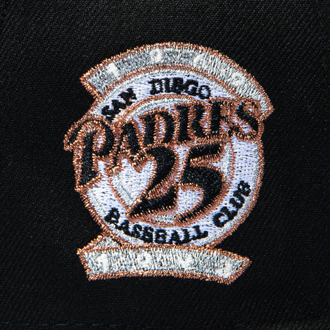 BKGP 2TONE PADRES 25YRS D BLK/GPH New Era