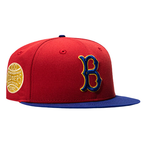 LIGA 2TONE BK DODGERS 100TH RED/ROY New Era